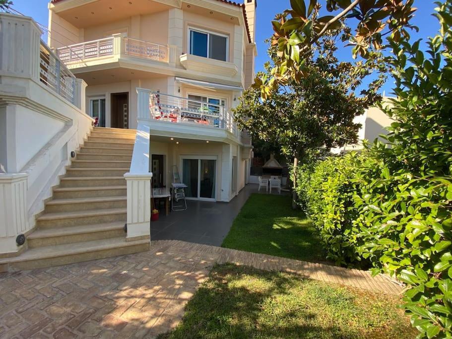 Cozy 2 Room Apartment With Garden Near Athens Air-Port Луца Экстерьер фото